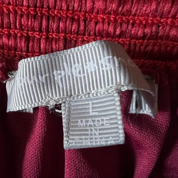 Purple Snow Red Cold Shoulder Romper, L - Picture 6 of 8